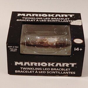 Nintendo Mario Kart Twinkling LED Bracelet includes USB charging cable BNIP